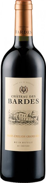 Chateau des Bardes AOC Saint Emilion GC2015 0,75 l