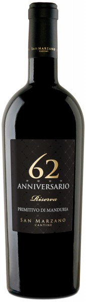 San Marzano Anniversario 62 Primitivo Riserva 2015 0,75l