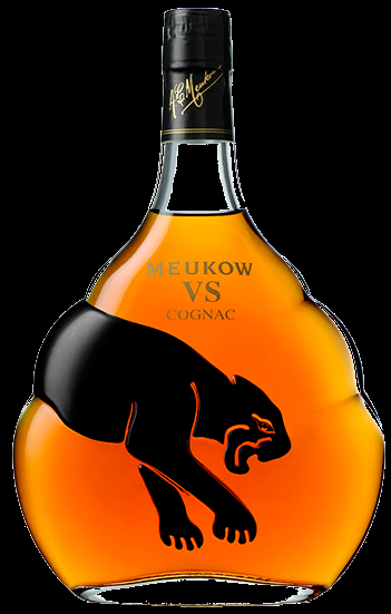 Cognac Meukow VS Black Panther 0,7l