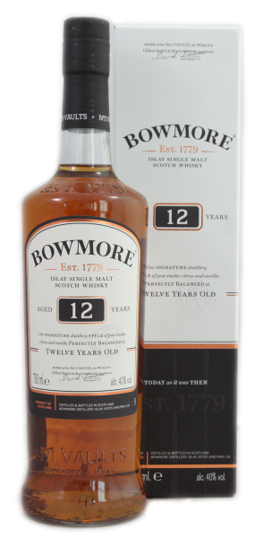 Bowmore 12 Years Islay Single Malt.Whiskey 40 % 0,7 l