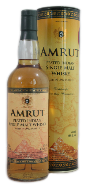 Amrut Peated Indian Single Malt Whisky 46% 0,7l
